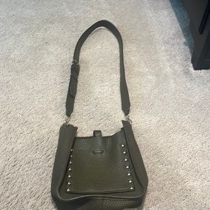 Army green Leather Rebecca Minkoff Purse